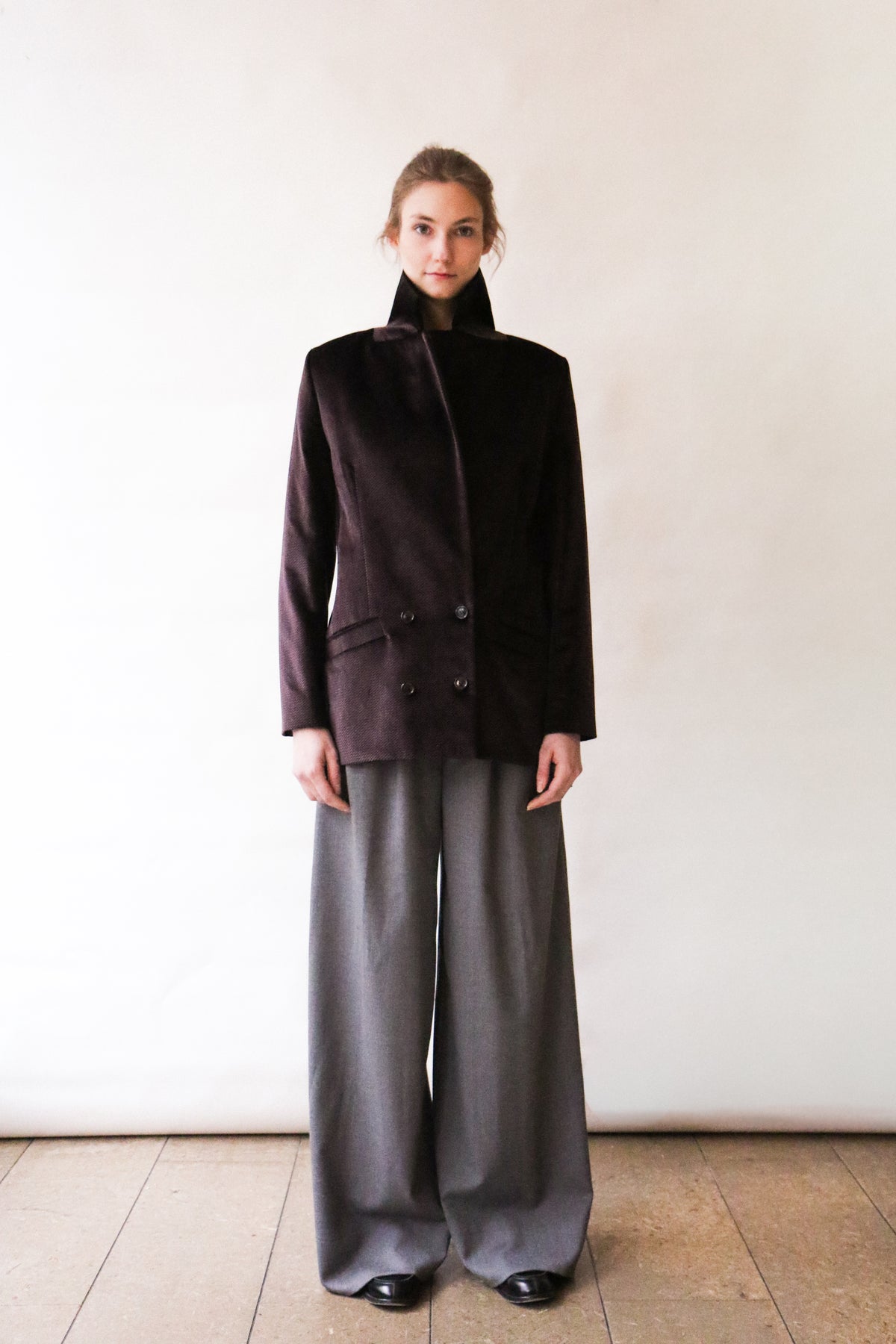 Blazer EFFIE - purple velvet
