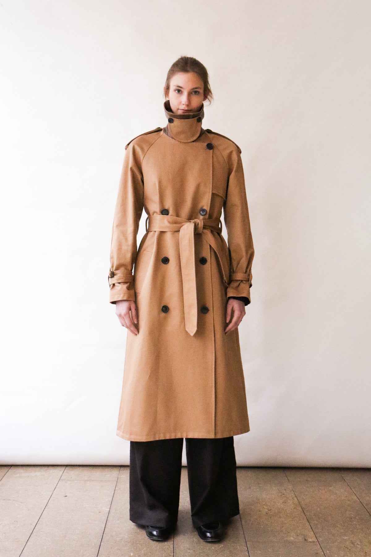 Trenchcoat KRIS - tanned camel