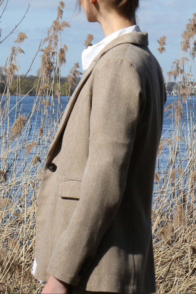 Blazer MAG - herringbone brown