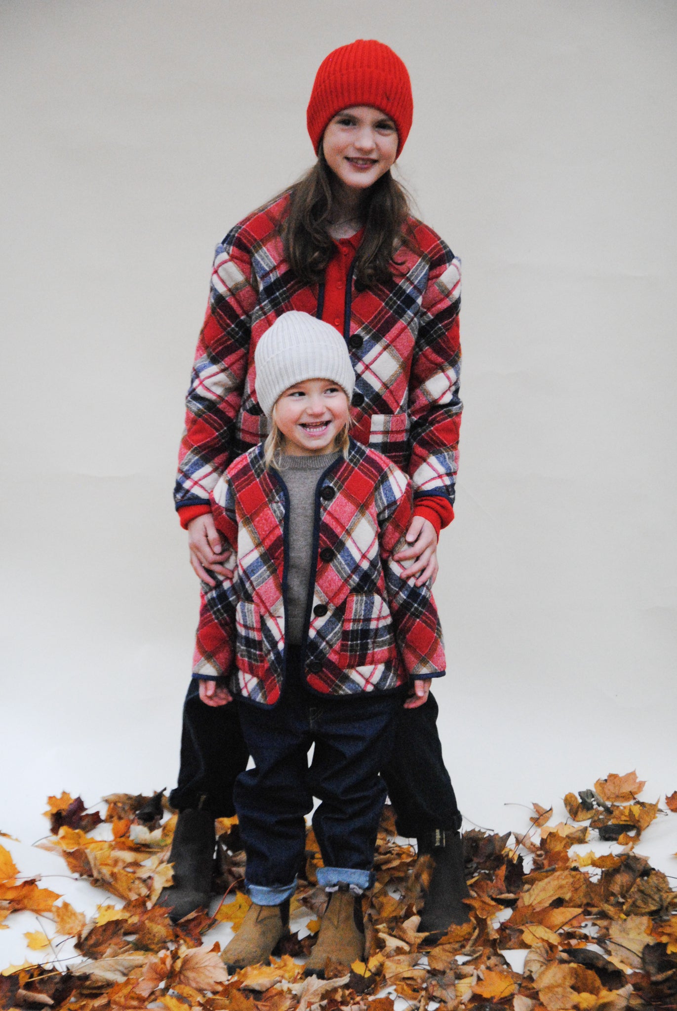 Kid's Jacket ROMY in red checked