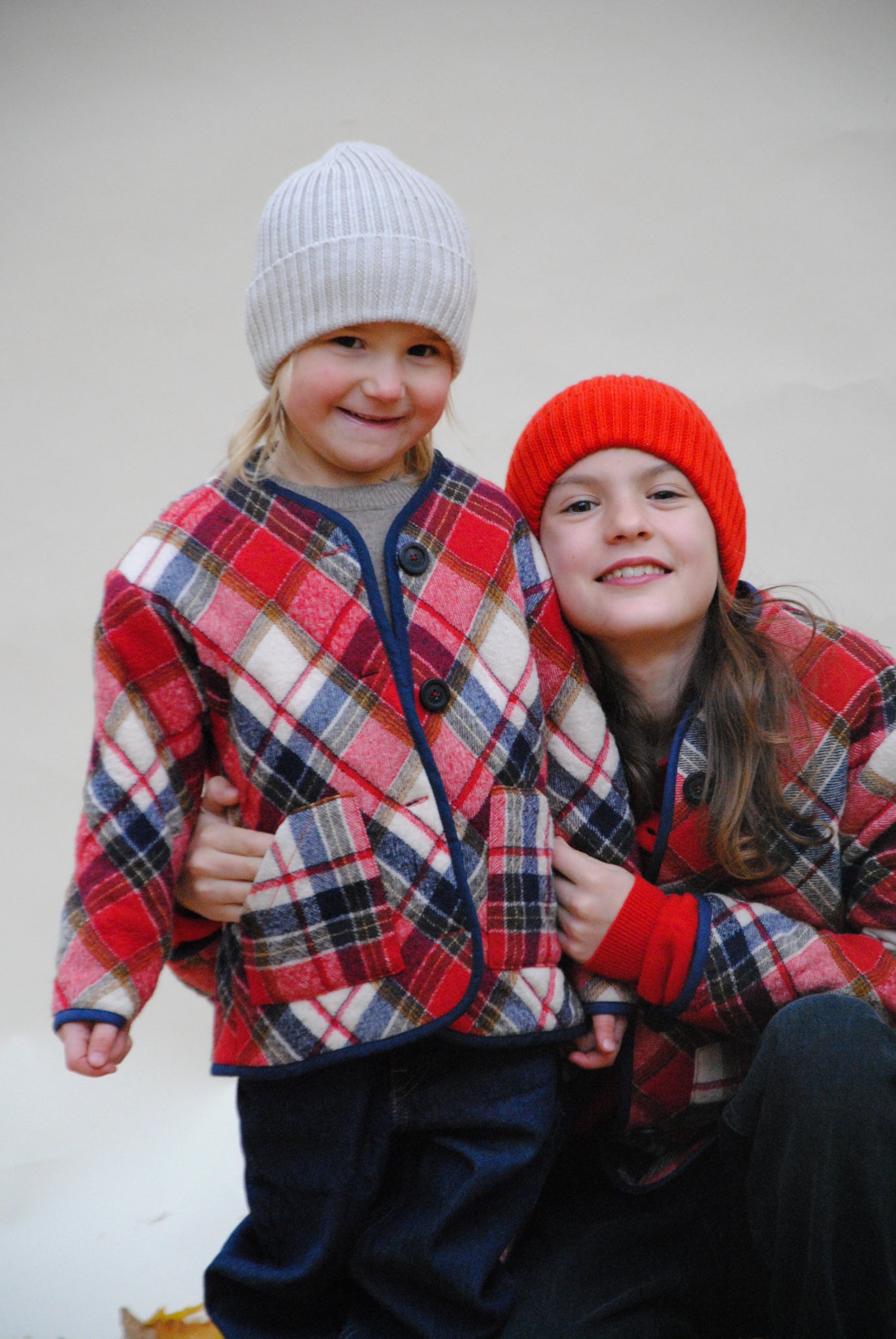 Kid's Jacket ROMY in red checked
