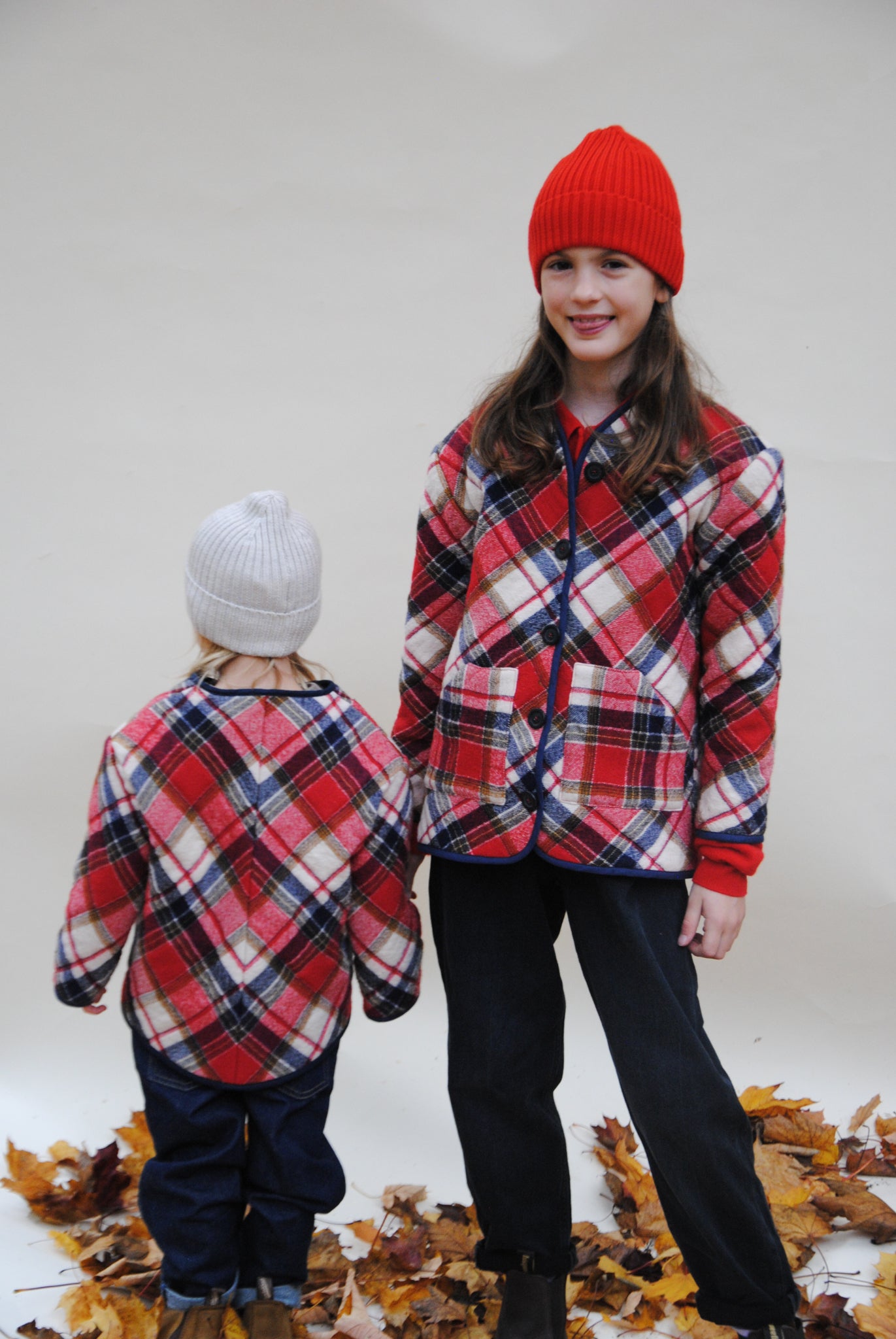 Kid's Jacket ROMY in red checked