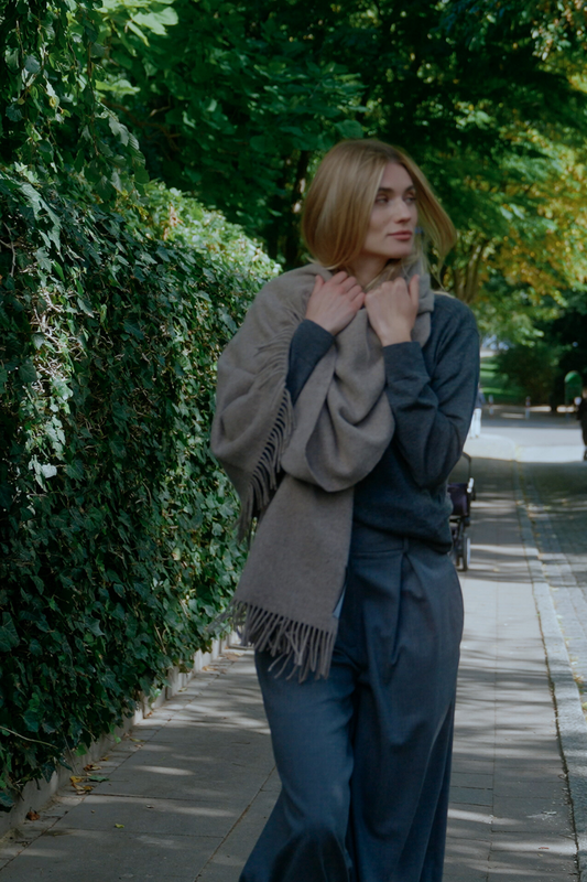 Scarf ERIN - hazelnut