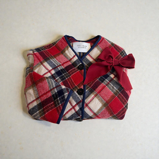 Kid's Jacket ROMY in red checked