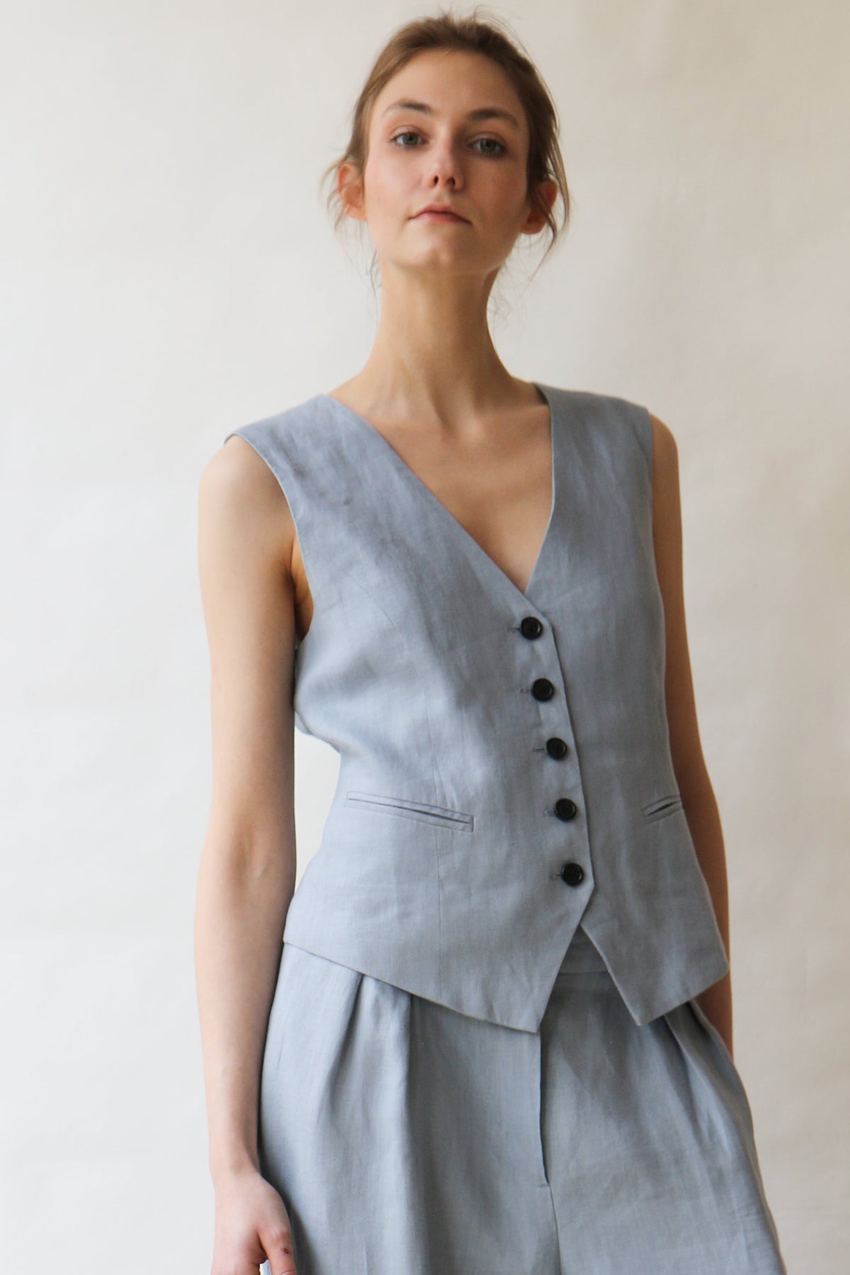 Vest STINE - icy blue