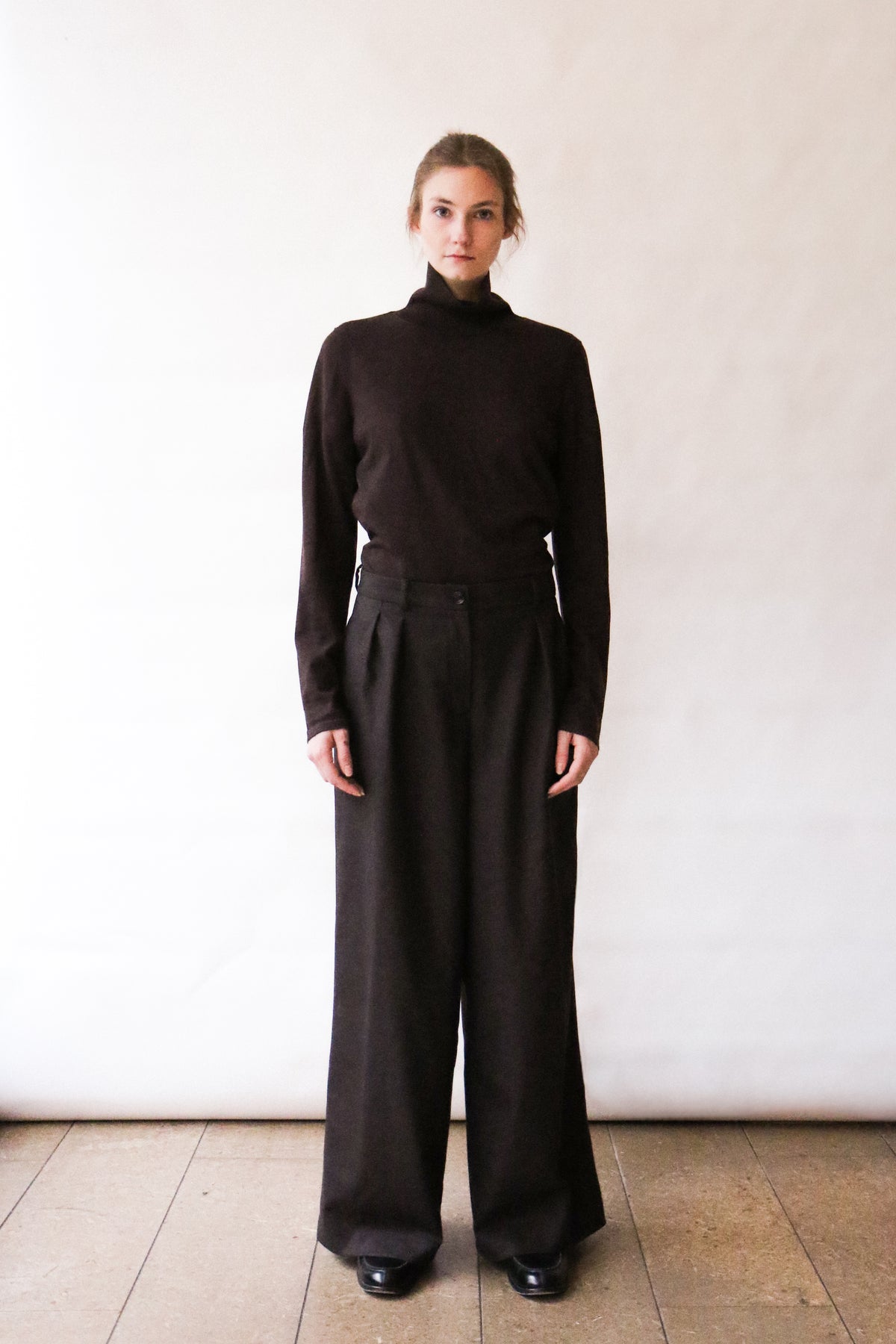 Pants ABBIE - deep brown