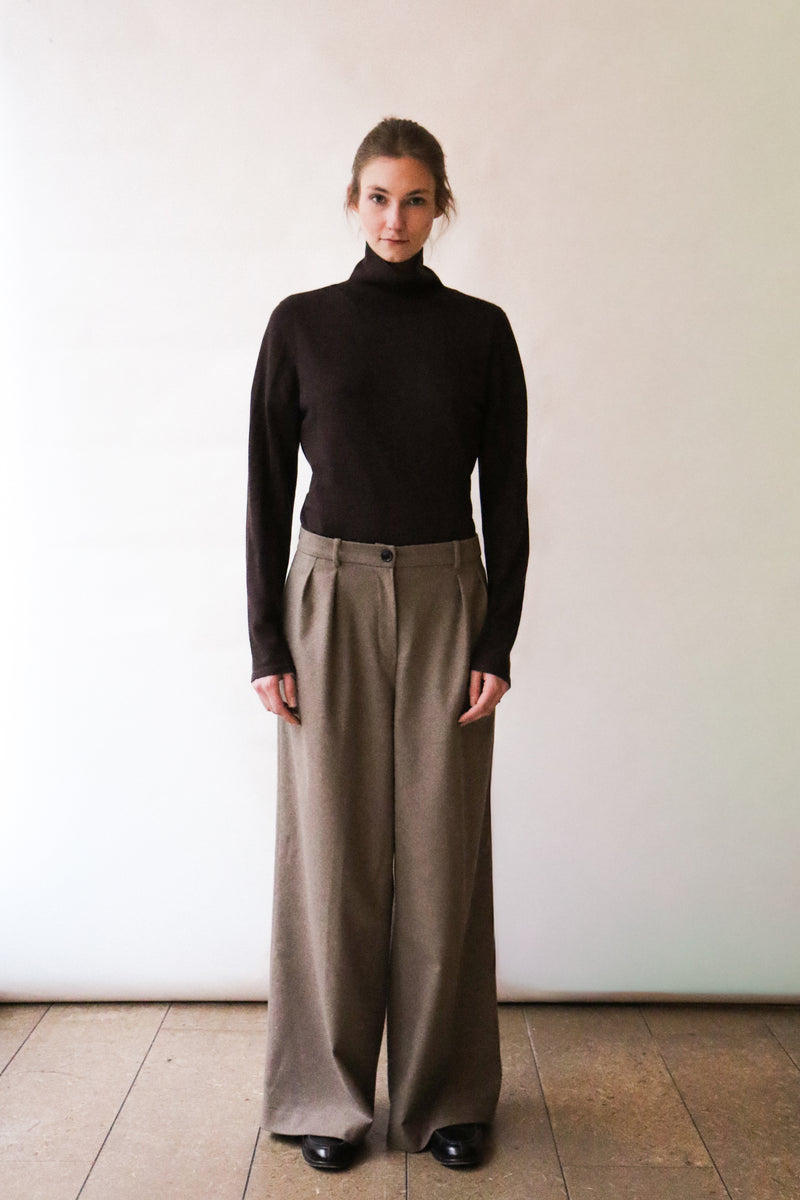 Pants ABBIE - fossil grey