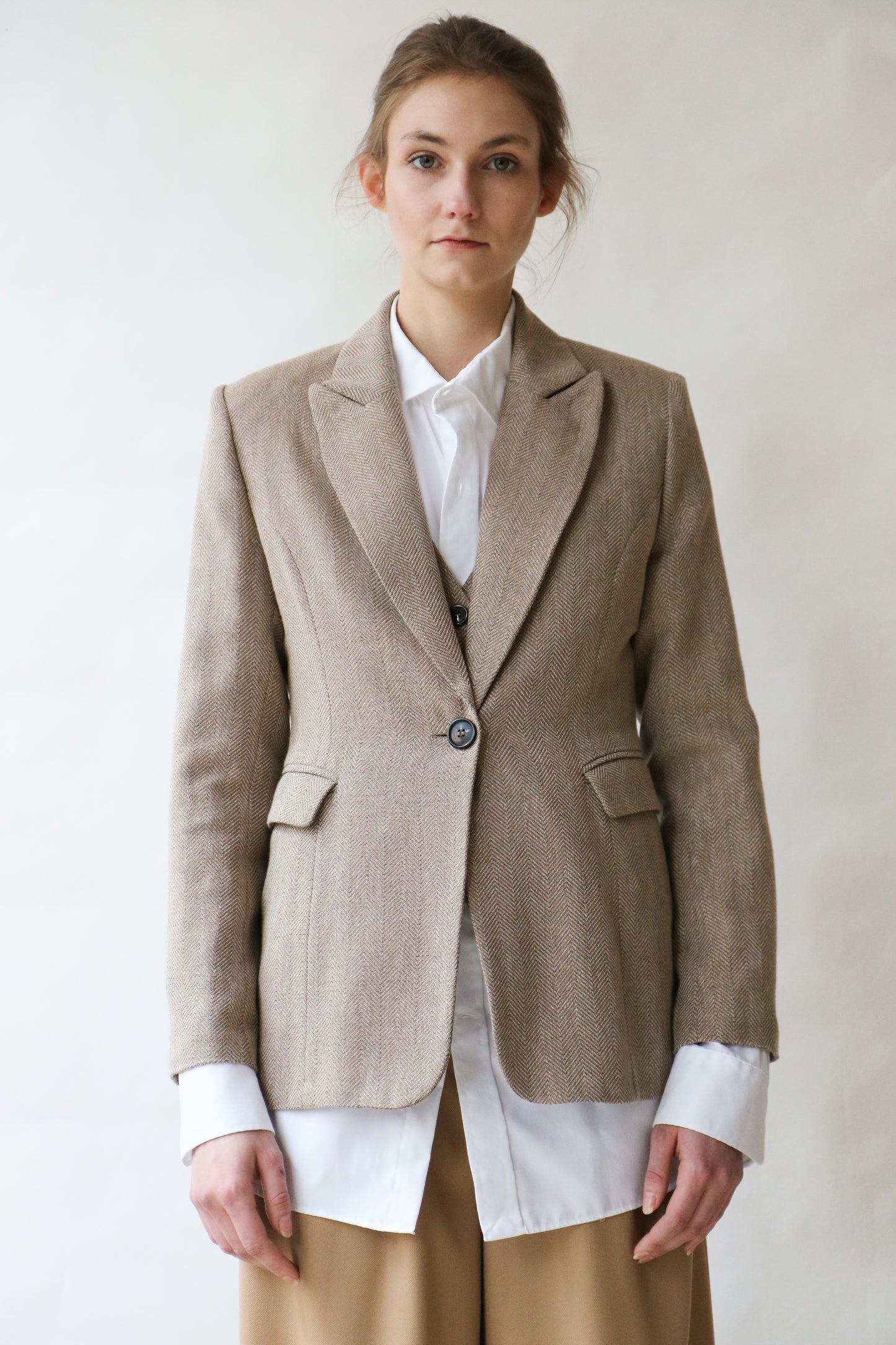 Blazer MAG - heringbone brown