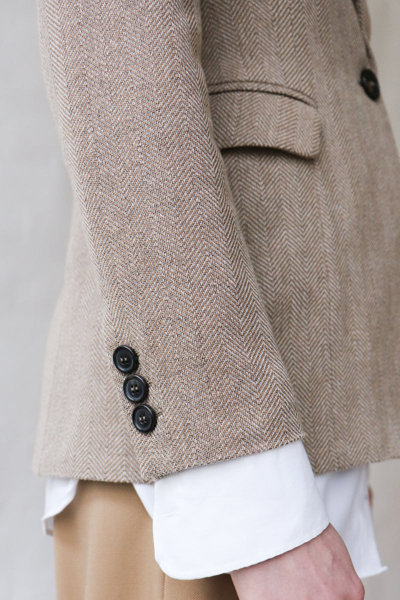 Blazer MAG - heringbone brown