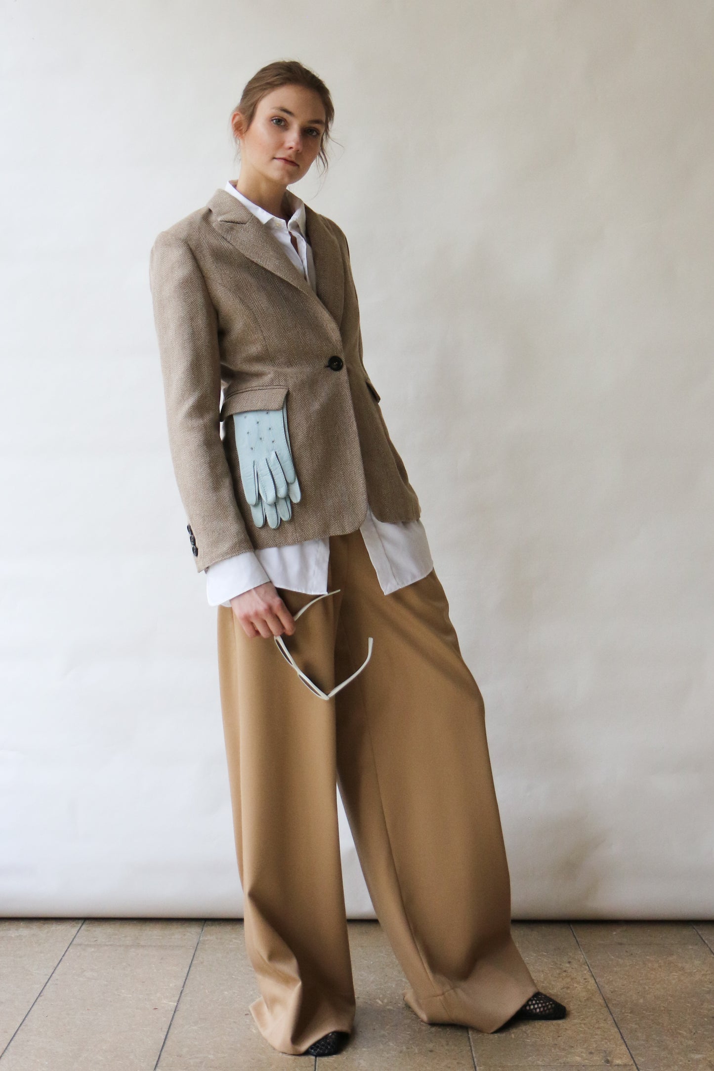 Blazer MAG - heringbone brown