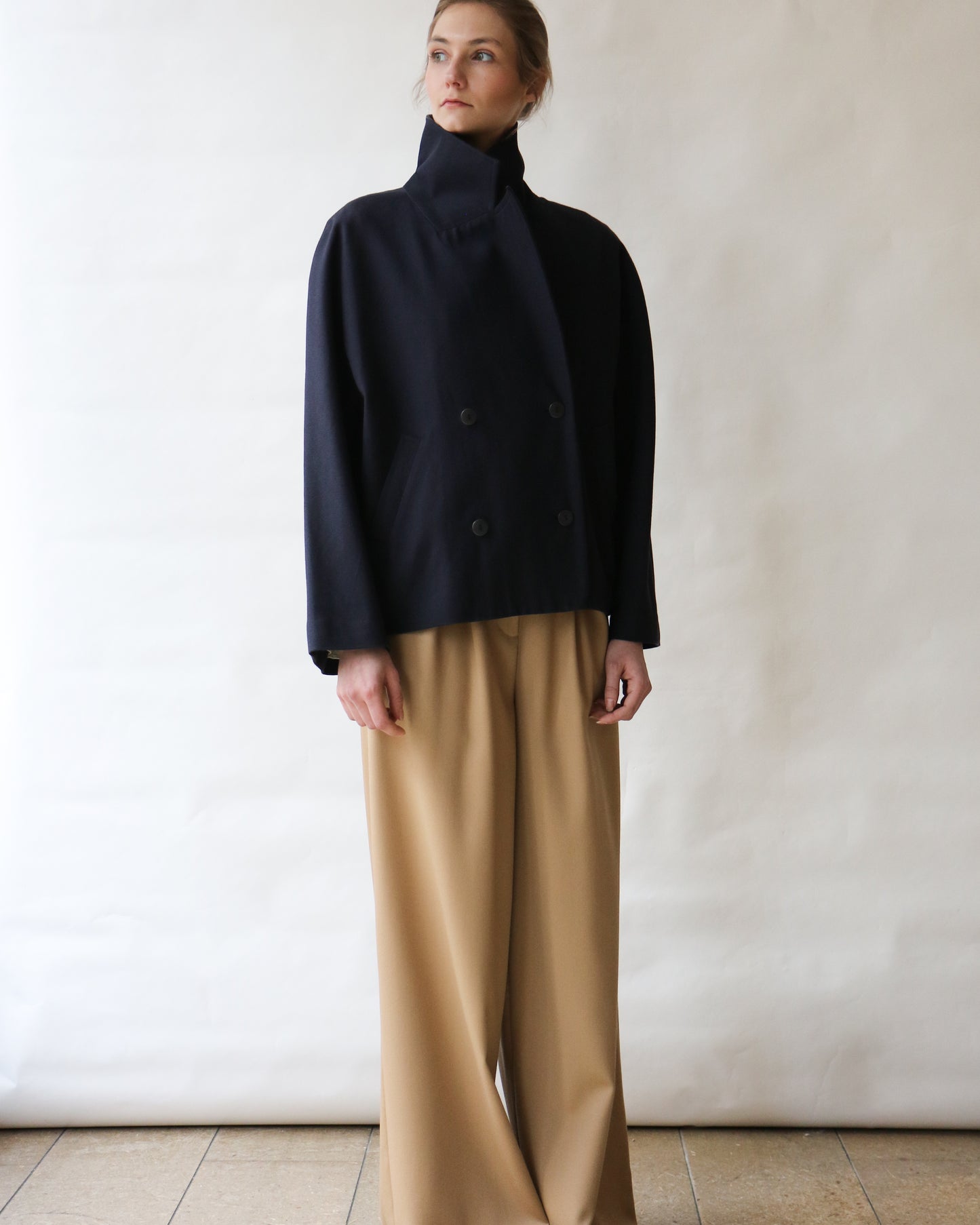 Jacket FEMME - cotton navy