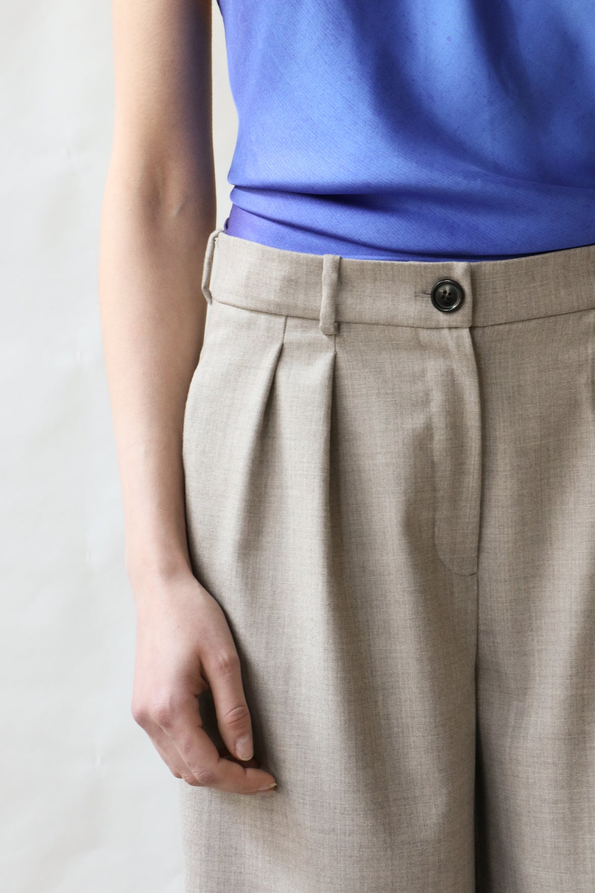 Pants ABBIE - light grey