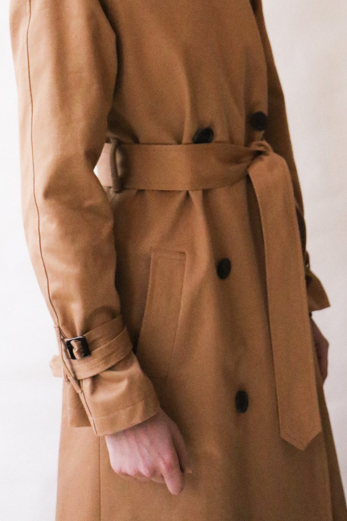 Trenchcoat KRIS - tanned camel