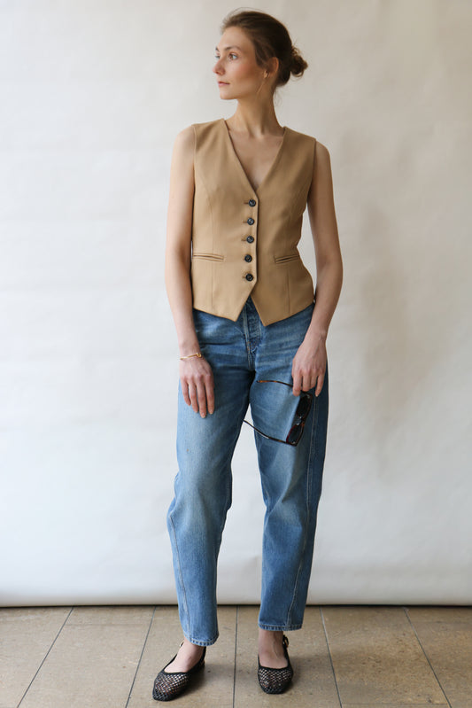 Vest STINE - camel