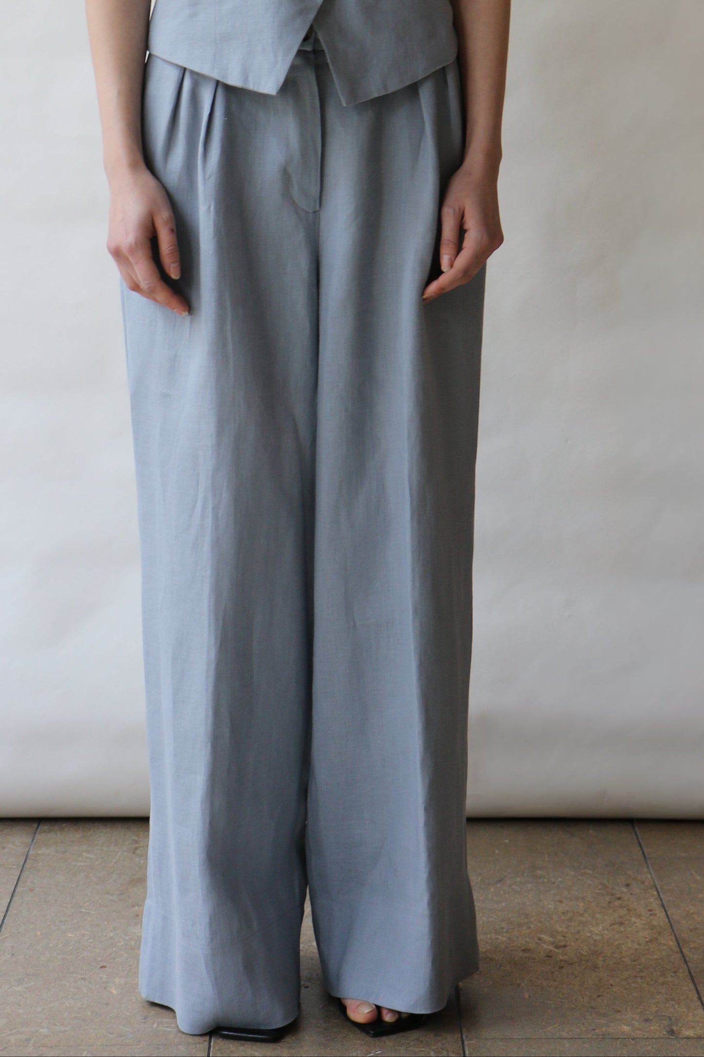 Pants ABBIE - icy blue
