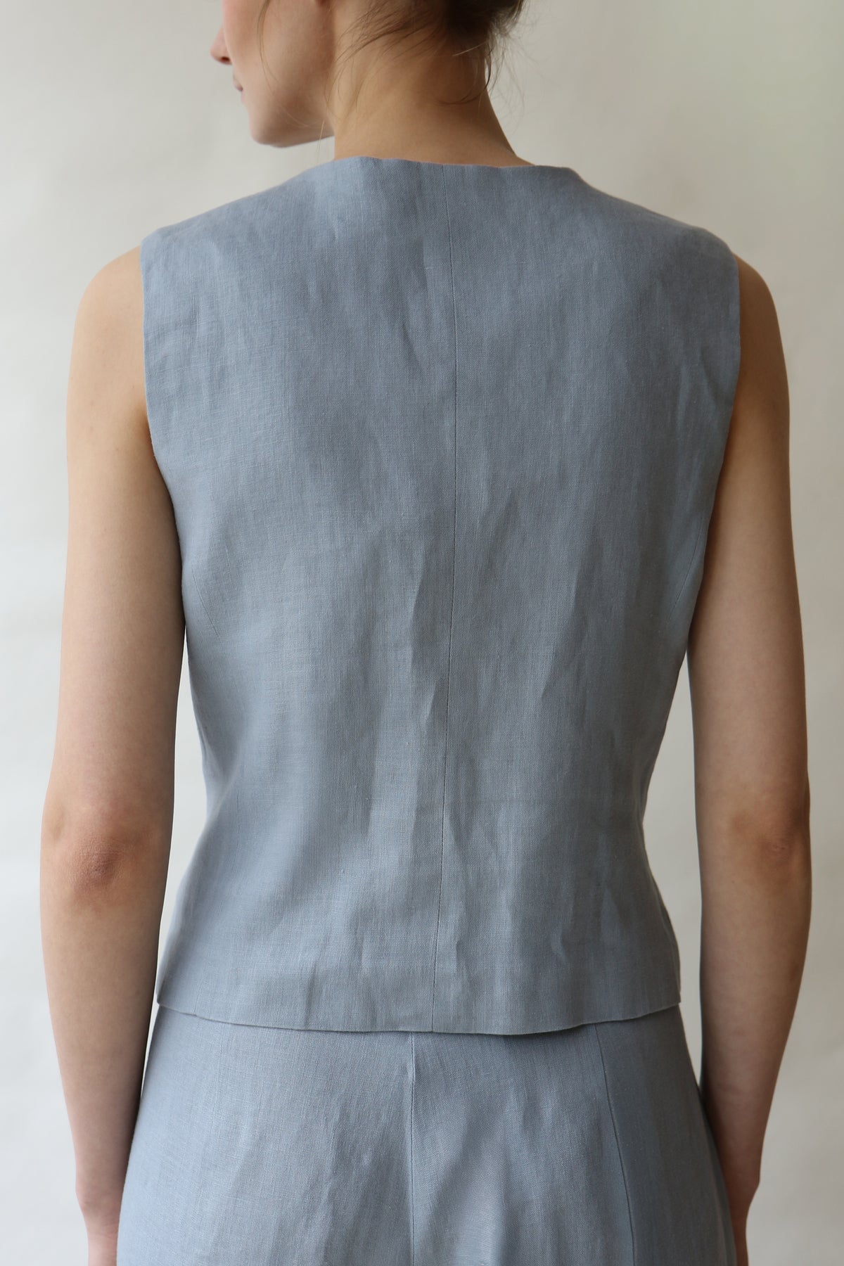 Vest STINE - icy blue